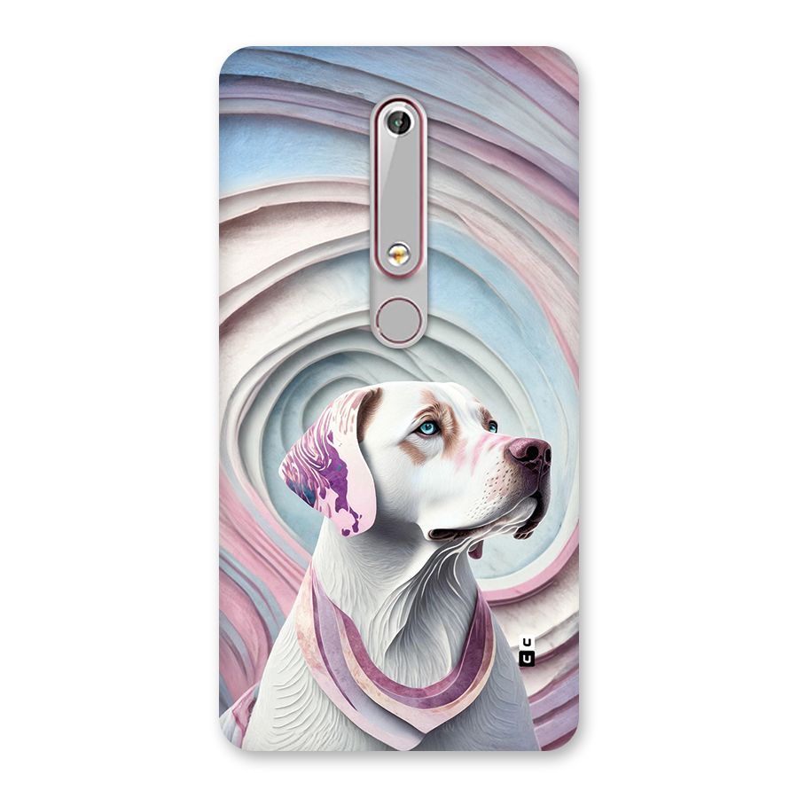 Eye Dog illustration Back Case for Nokia 6.1