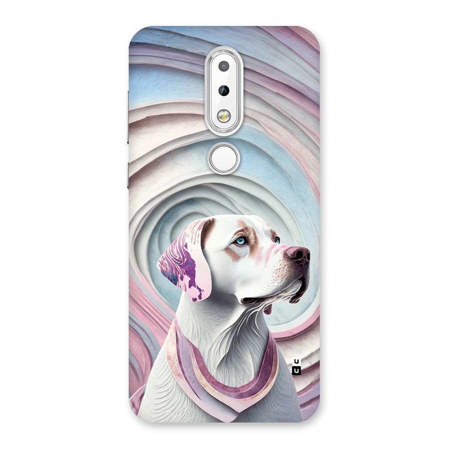 Eye Dog illustration Back Case for Nokia 6.1 Plus