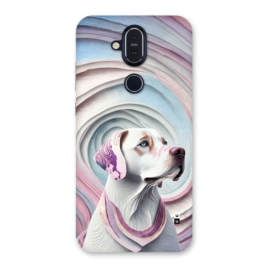 Eye Dog illustration Back Case for Nokia 8.1