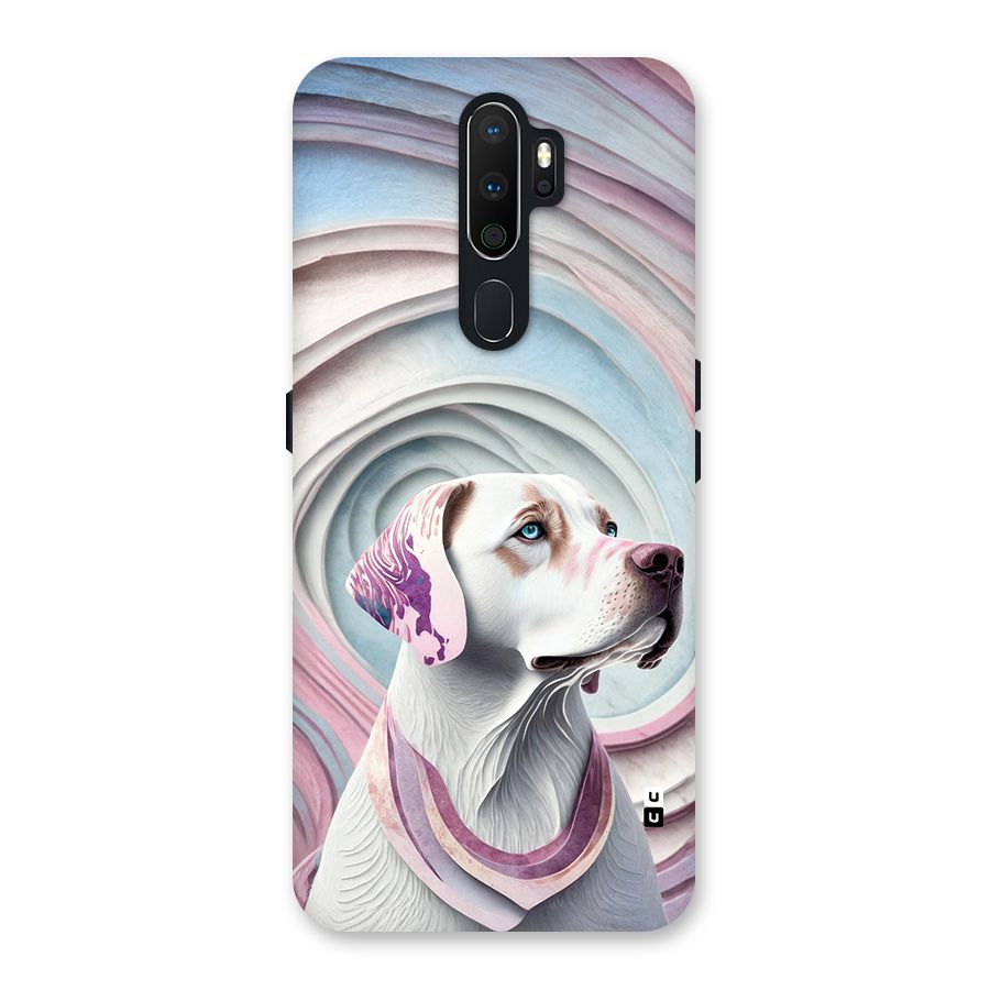 Eye Dog illustration Back Case for Oppo A5 (2020)