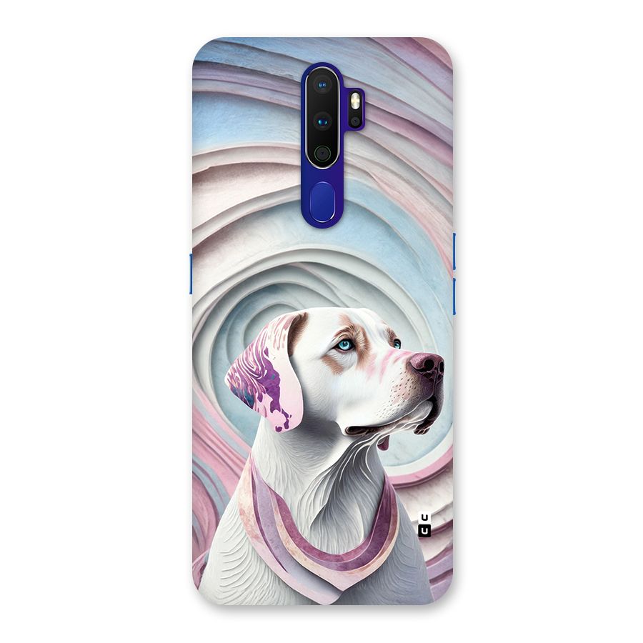 Eye Dog illustration Back Case for Oppo A9 (2020)