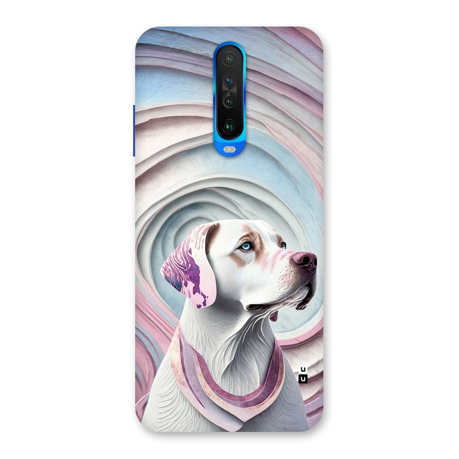 Eye Dog illustration Back Case for Poco X2