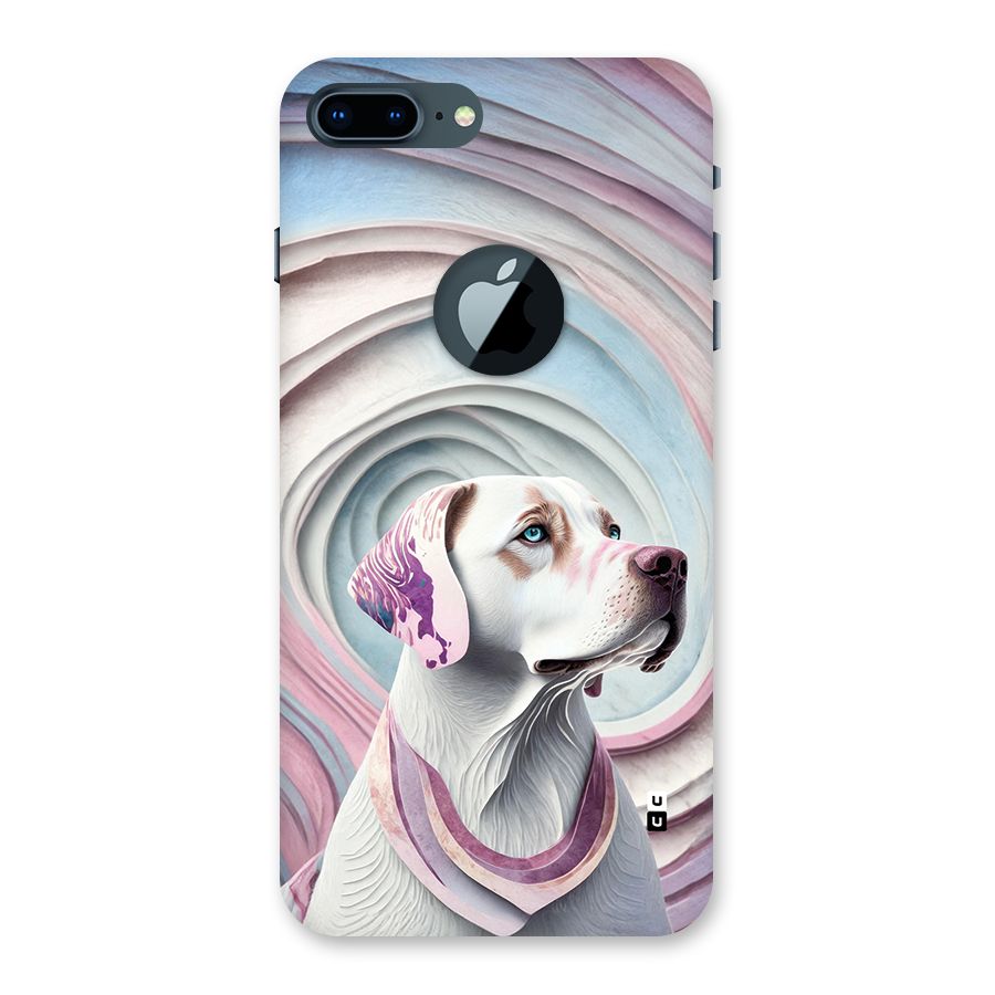 Eye Dog illustration Back Case for iPhone 7 Plus Logo Cut