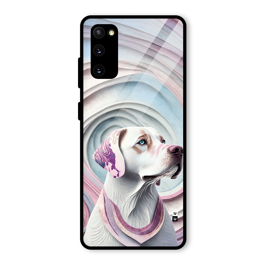 Eye Dog illustration Glass Back Case for Galaxy S20 FE