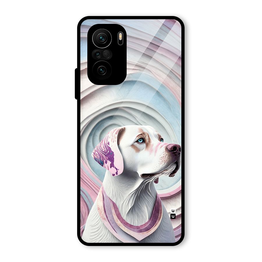 Eye Dog illustration Glass Back Case for Mi 11X Pro