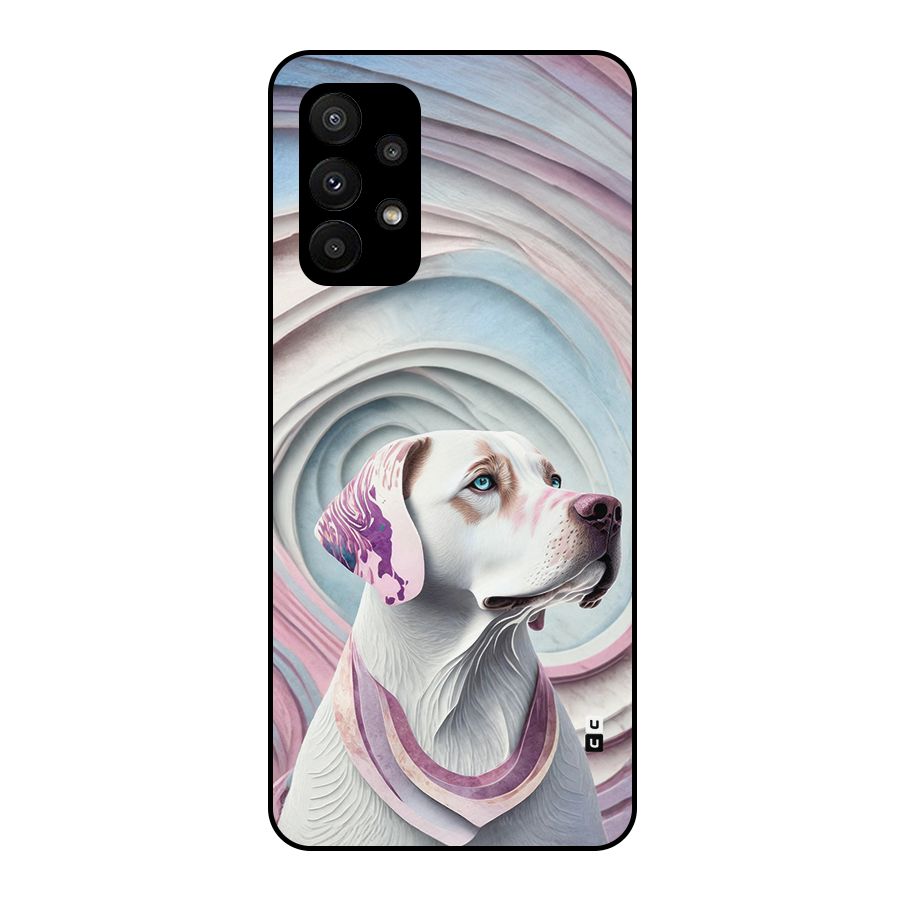 Eye Dog illustration Metal Back Case for Galaxy A23