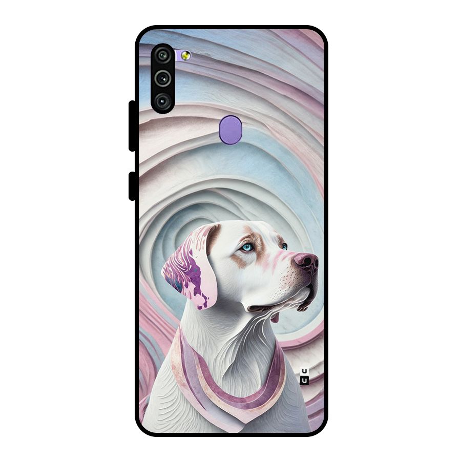 Eye Dog illustration Metal Back Case for Galaxy M11