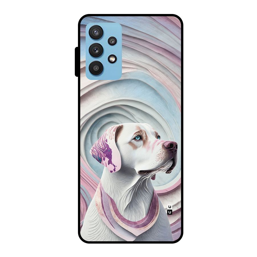 Eye Dog illustration Metal Back Case for Galaxy M32 5G