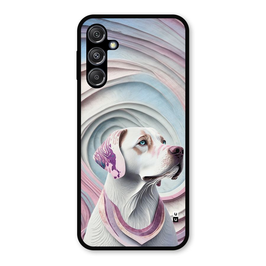 Eye Dog illustration Metal Back Case for Galaxy M34 5G
