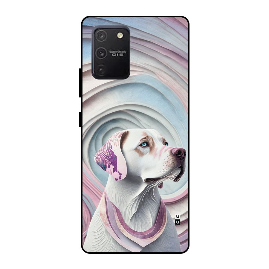 Eye Dog illustration Metal Back Case for Galaxy S10 Lite
