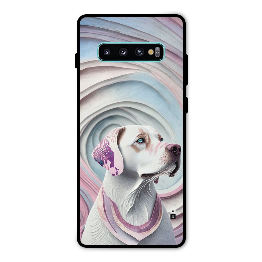 Eye Dog illustration Metal Back Case for Galaxy S10 Plus
