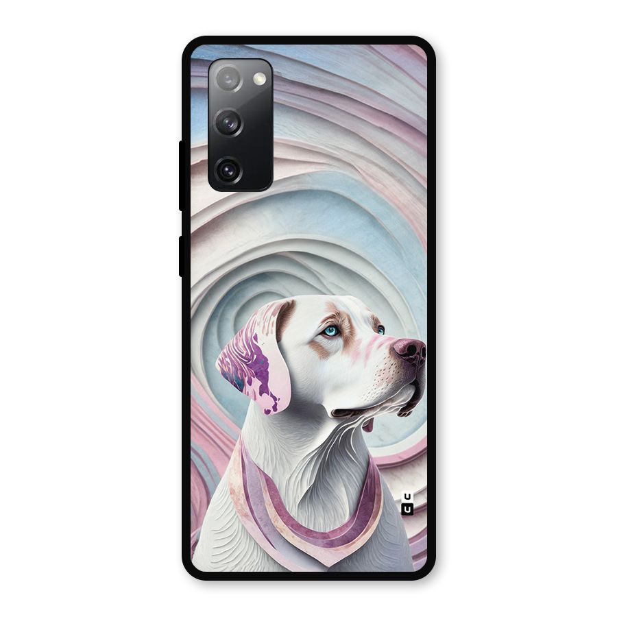 Eye Dog illustration Metal Back Case for Galaxy S20 FE 5G