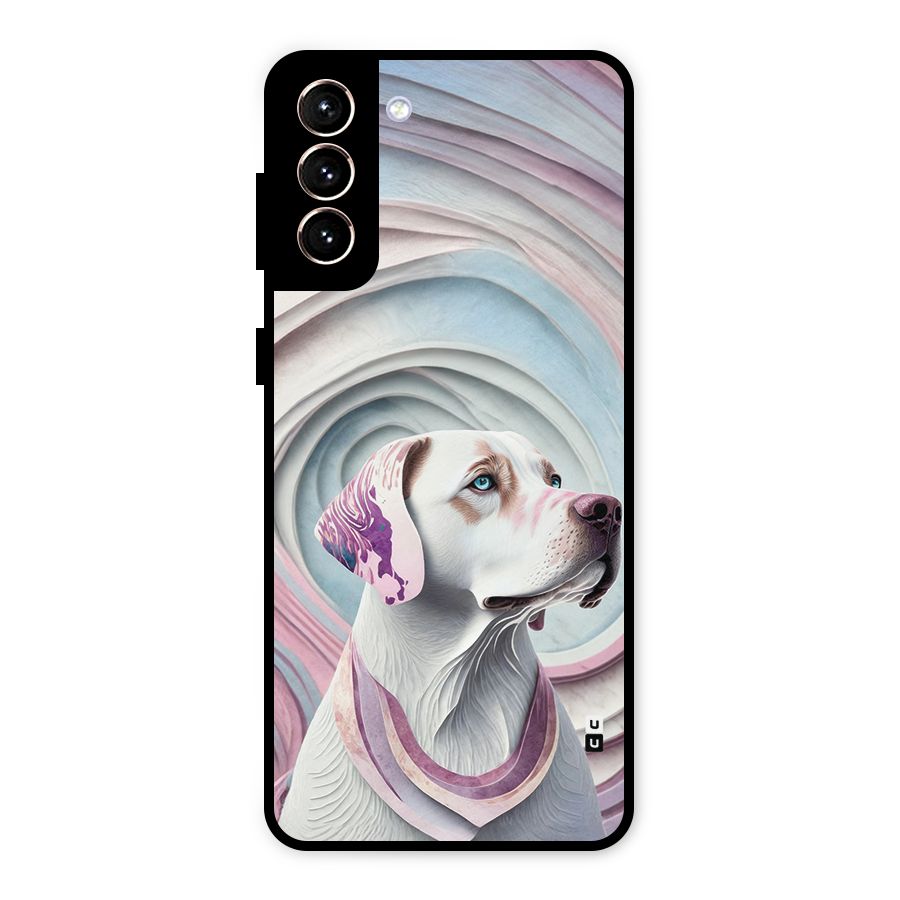 Eye Dog illustration Metal Back Case for Galaxy S21 Plus