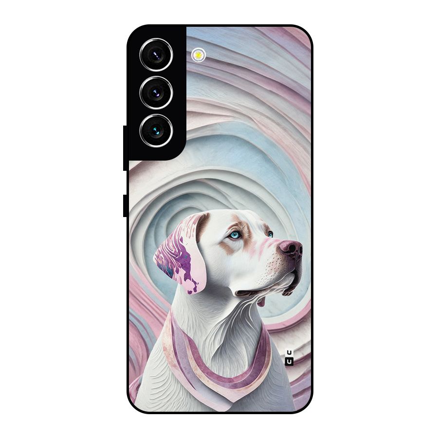 Eye Dog illustration Metal Back Case for Galaxy S22 5G