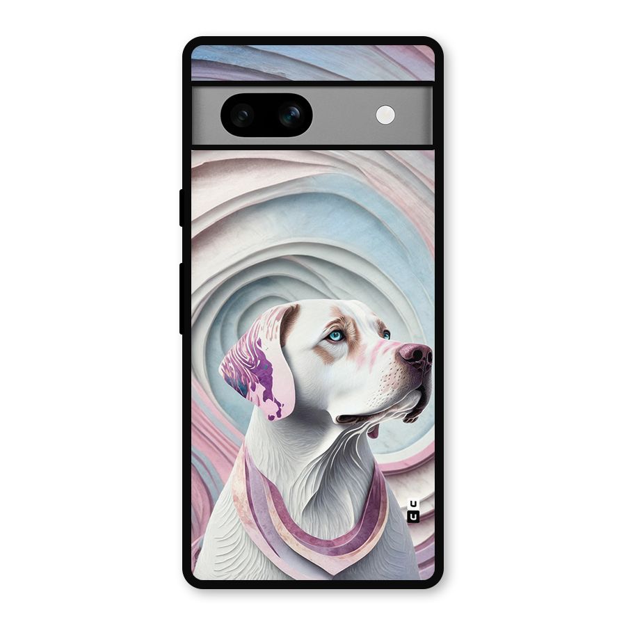 Eye Dog illustration Metal Back Case for Google Pixel 7a