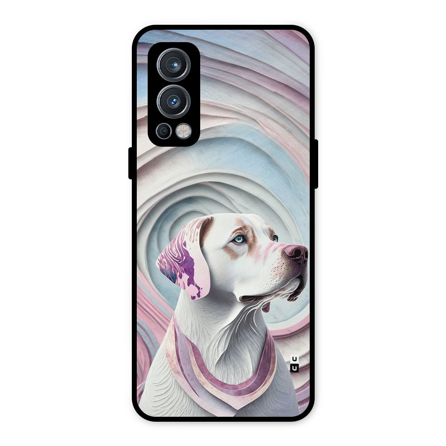 Eye Dog illustration Metal Back Case for OnePlus Nord 2 5G