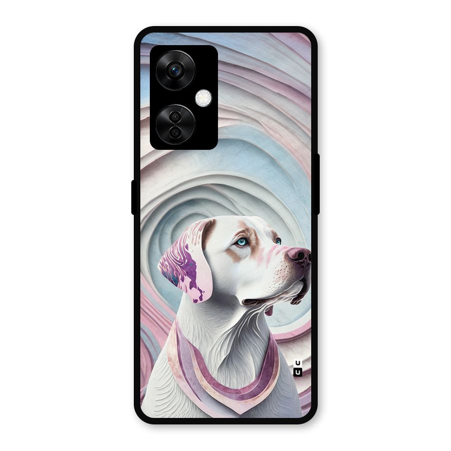 Eye Dog illustration Metal Back Case for OnePlus Nord CE 3 Lite