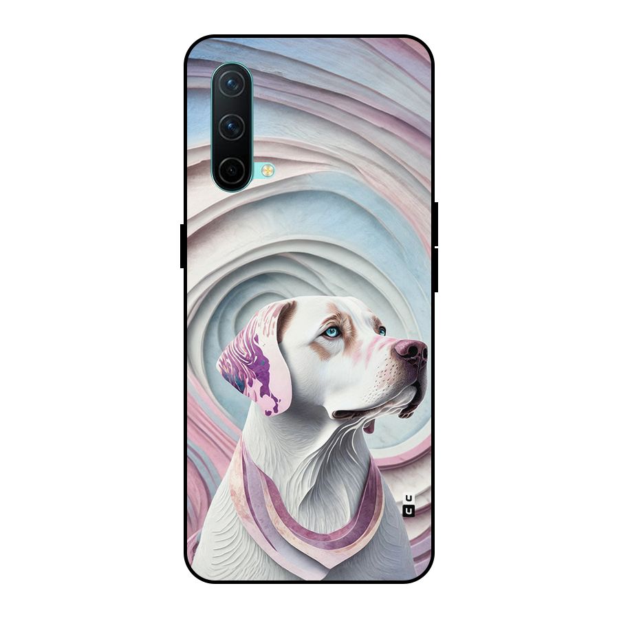 Eye Dog illustration Metal Back Case for OnePlus Nord CE 5G