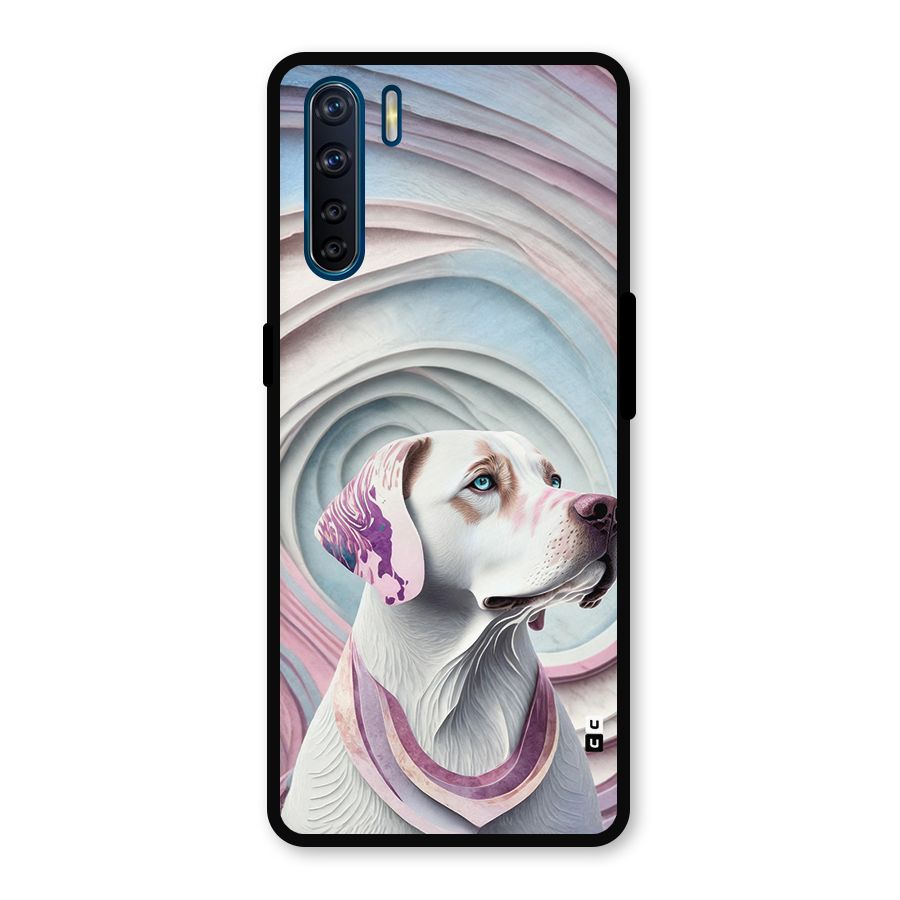 Eye Dog illustration Metal Back Case for Oppo F15
