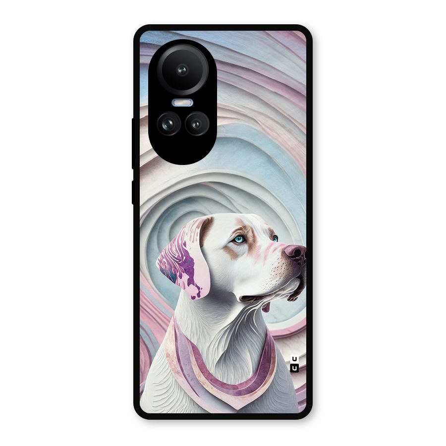 Eye Dog illustration Metal Back Case for Oppo Reno10