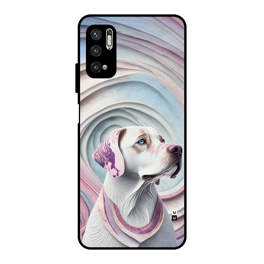 Eye Dog illustration Metal Back Case for Poco M3 Pro 5G