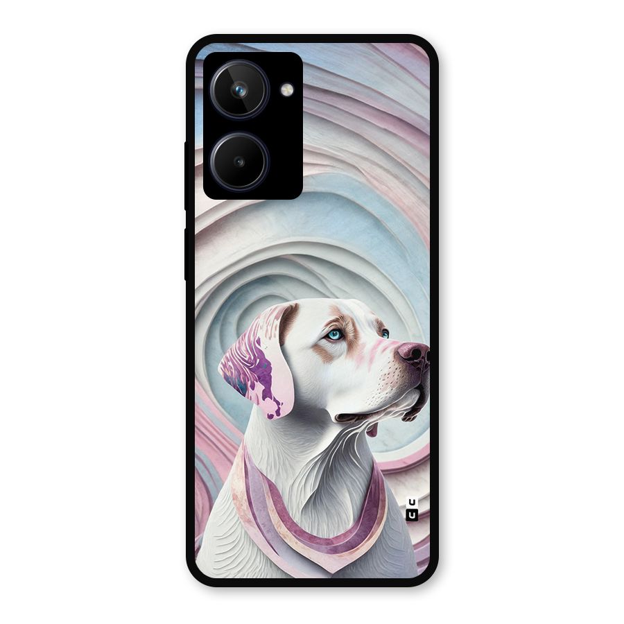 Eye Dog illustration Metal Back Case for Realme 10