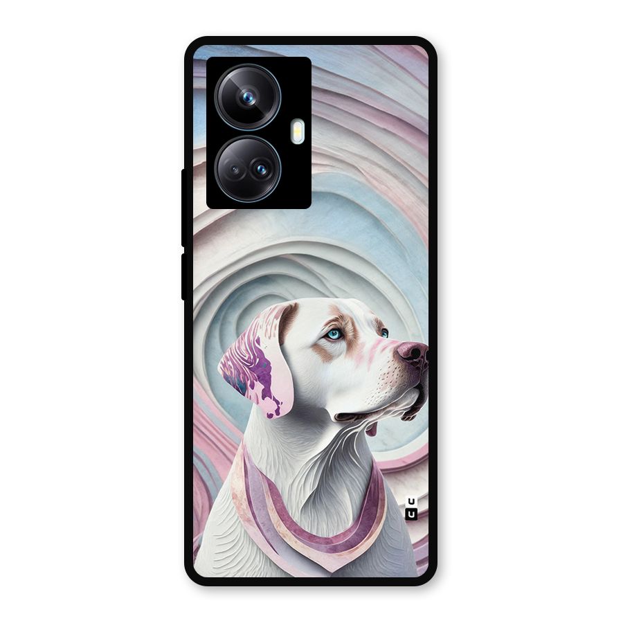 Eye Dog illustration Metal Back Case for Realme 10 Pro Plus