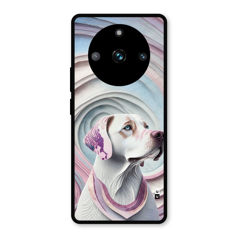 Eye Dog illustration Metal Back Case for Realme 11 Pro Plus