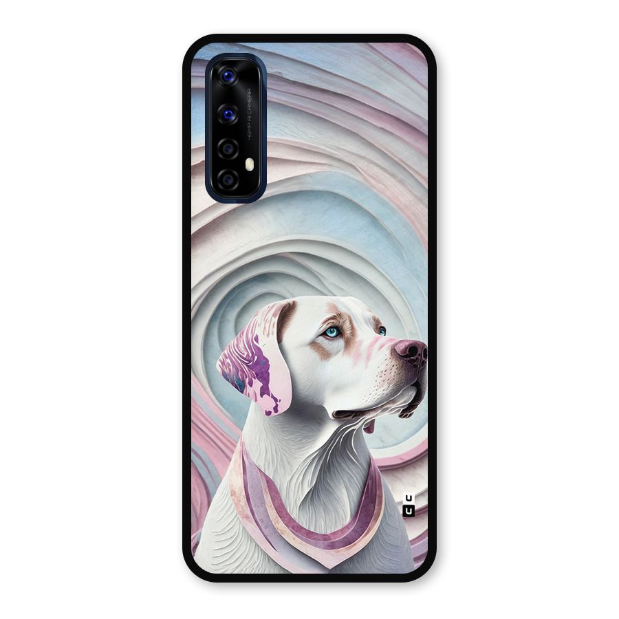 Eye Dog illustration Metal Back Case for Realme 7