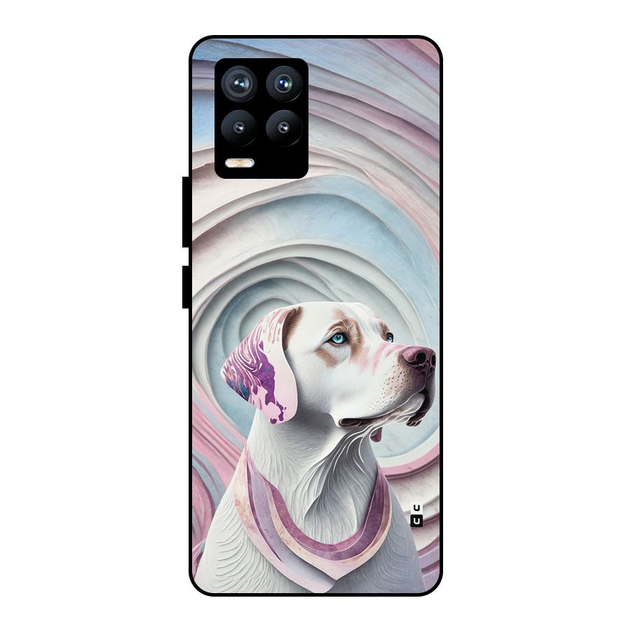 Eye Dog illustration Metal Back Case for Realme 8 Pro