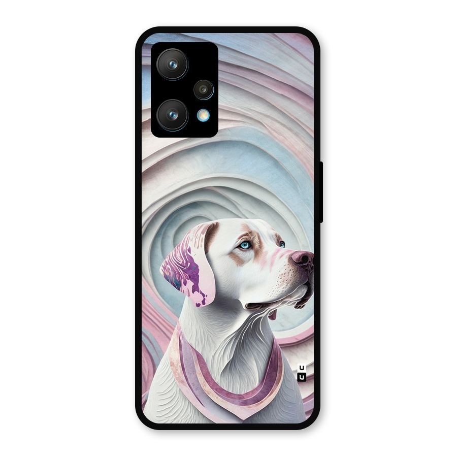 Eye Dog illustration Metal Back Case for Realme 9