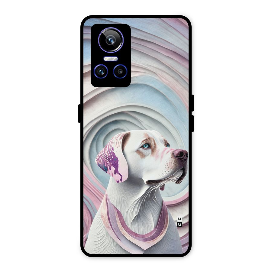 Eye Dog illustration Metal Back Case for Realme GT Neo 3