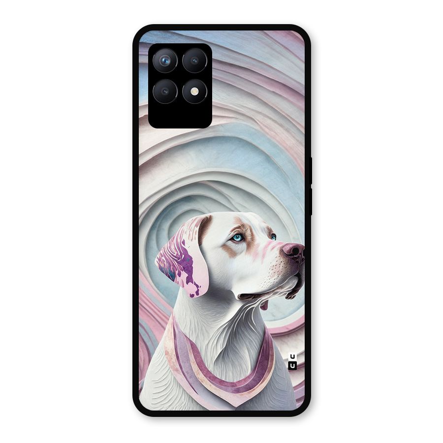 Eye Dog illustration Metal Back Case for Realme Narzo 50