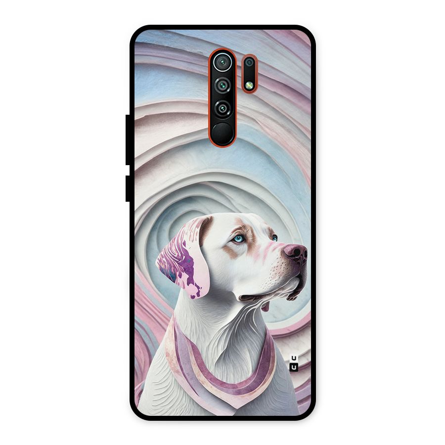 Eye Dog illustration Metal Back Case for Redmi 9 Prime