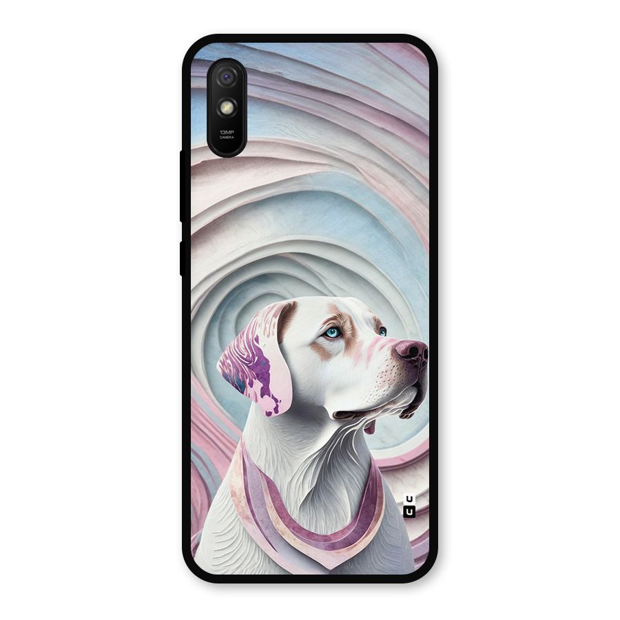 Eye Dog illustration Metal Back Case for Redmi 9i