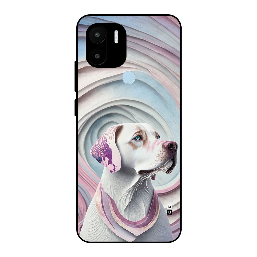 Eye Dog illustration Metal Back Case for Redmi A1 Plus