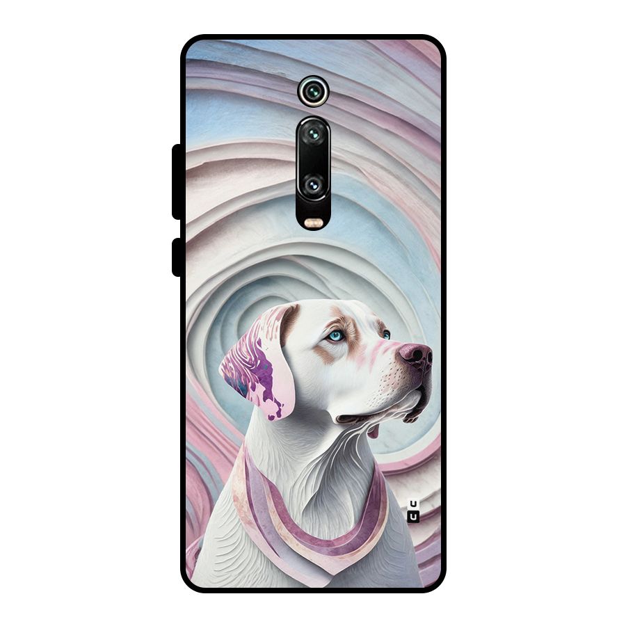 Eye Dog illustration Metal Back Case for Redmi K20