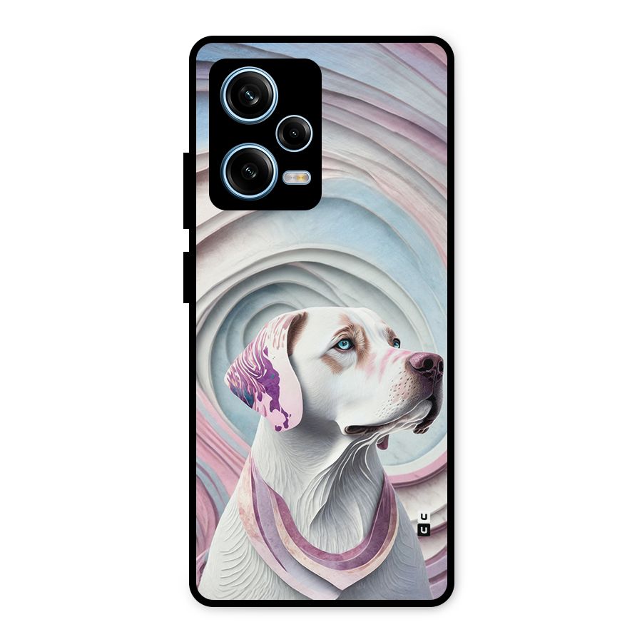 Eye Dog illustration Metal Back Case for Redmi Note 12 Pro
