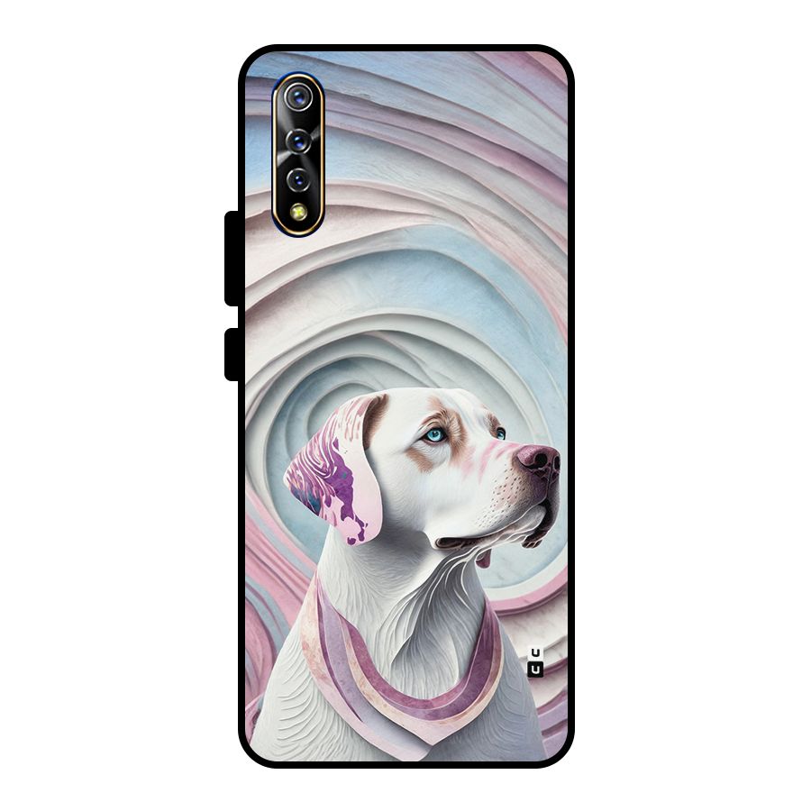 Eye Dog illustration Metal Back Case for Vivo S1