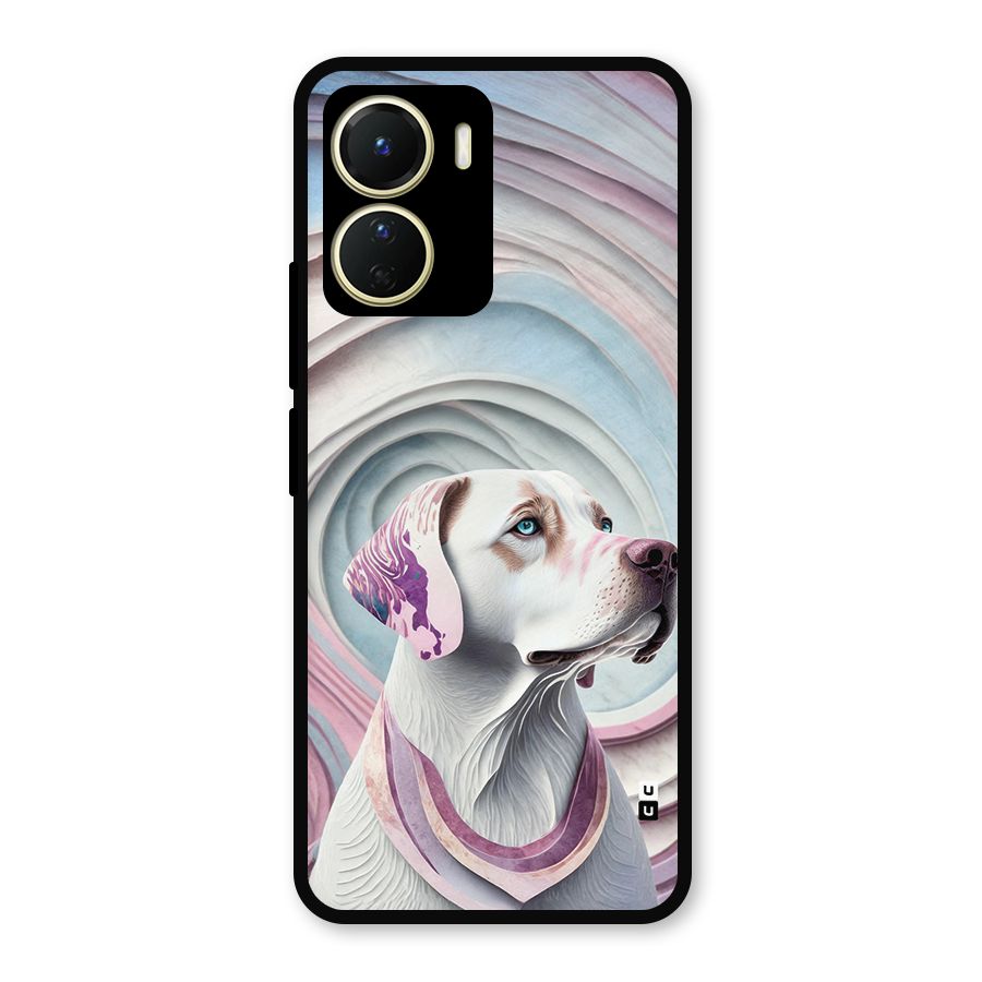 Eye Dog illustration Metal Back Case for Vivo T2x