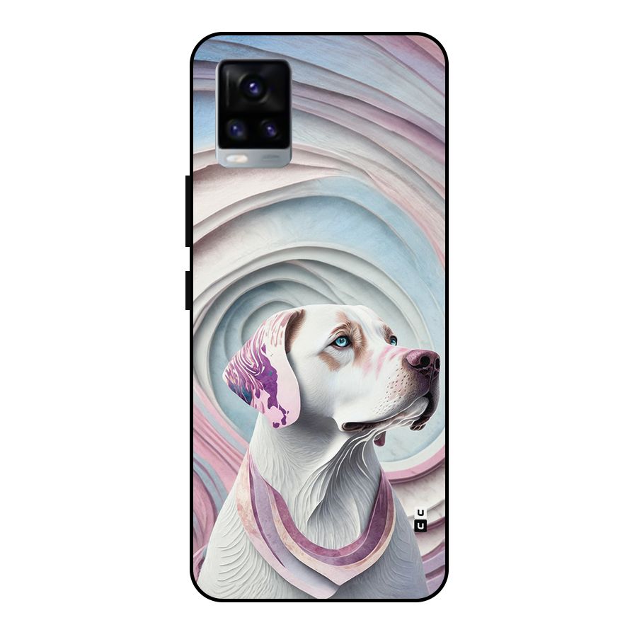 Eye Dog illustration Metal Back Case for Vivo V20