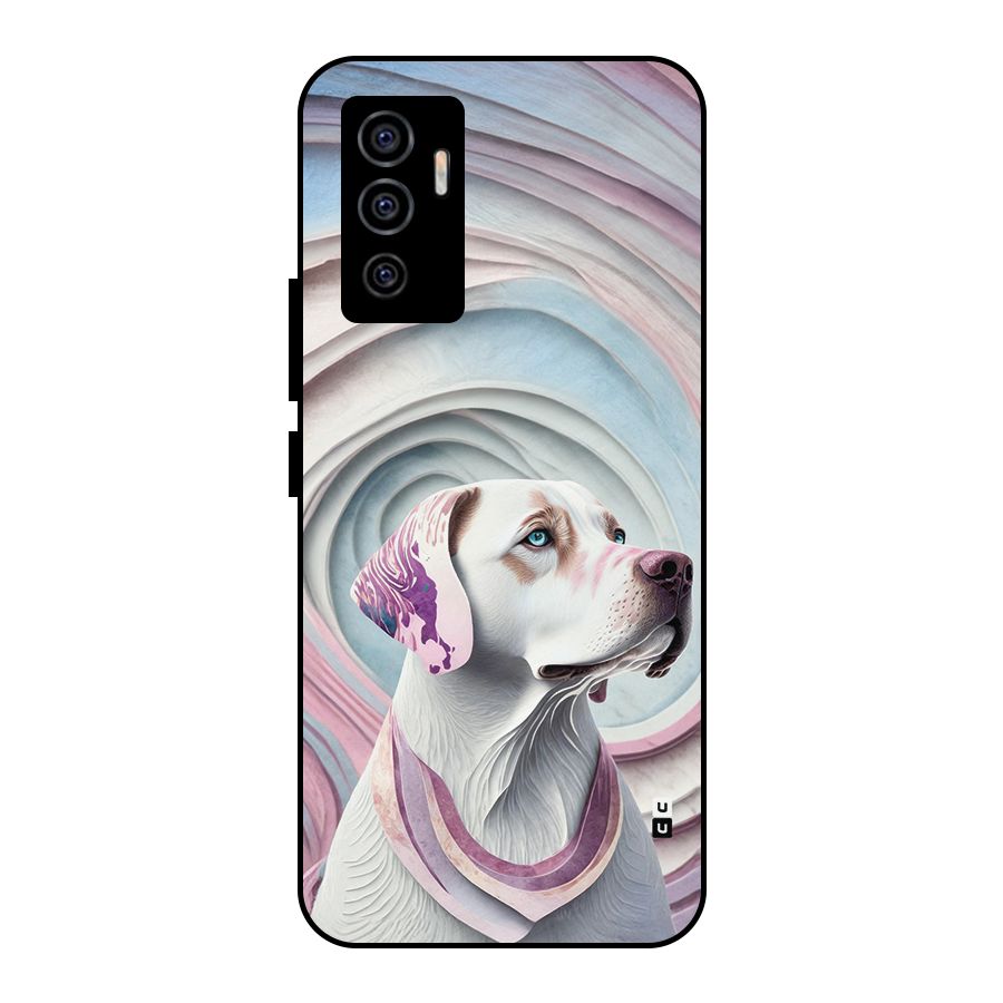 Eye Dog illustration Metal Back Case for Vivo V23e