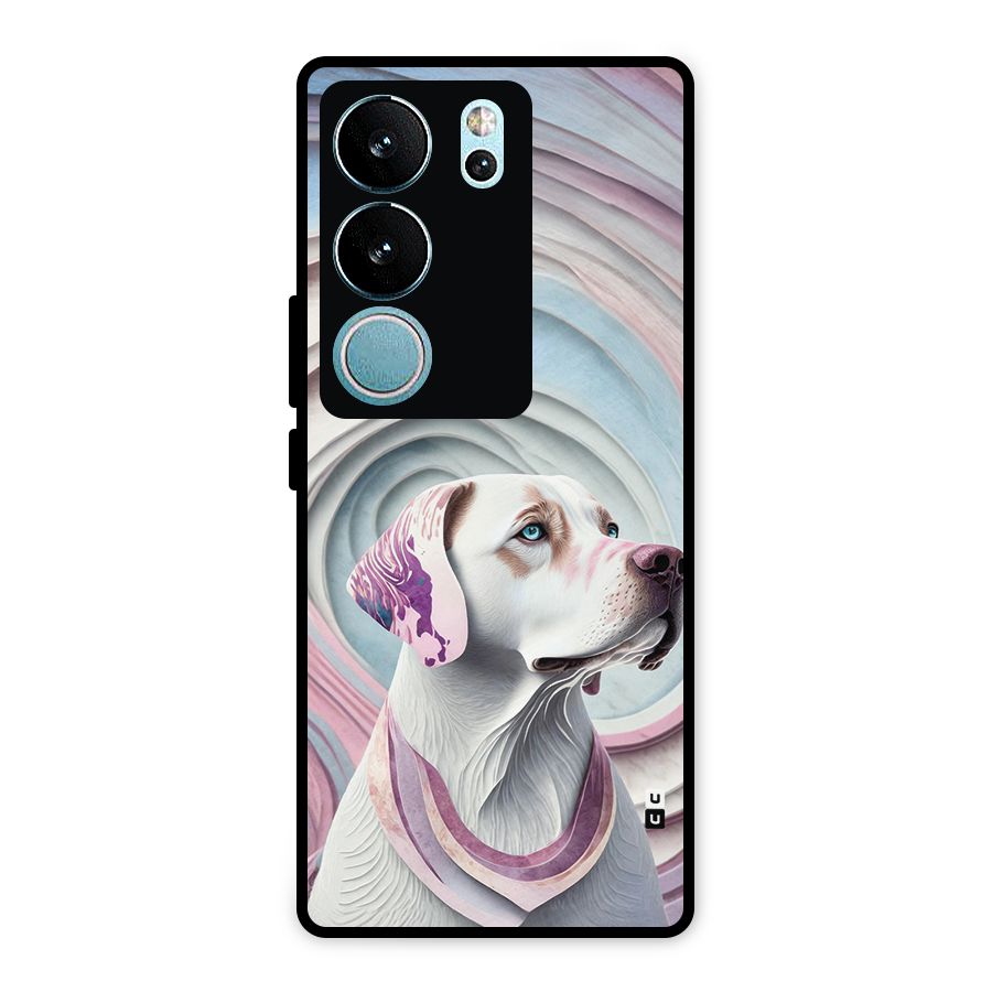 Eye Dog illustration Metal Back Case for Vivo V29