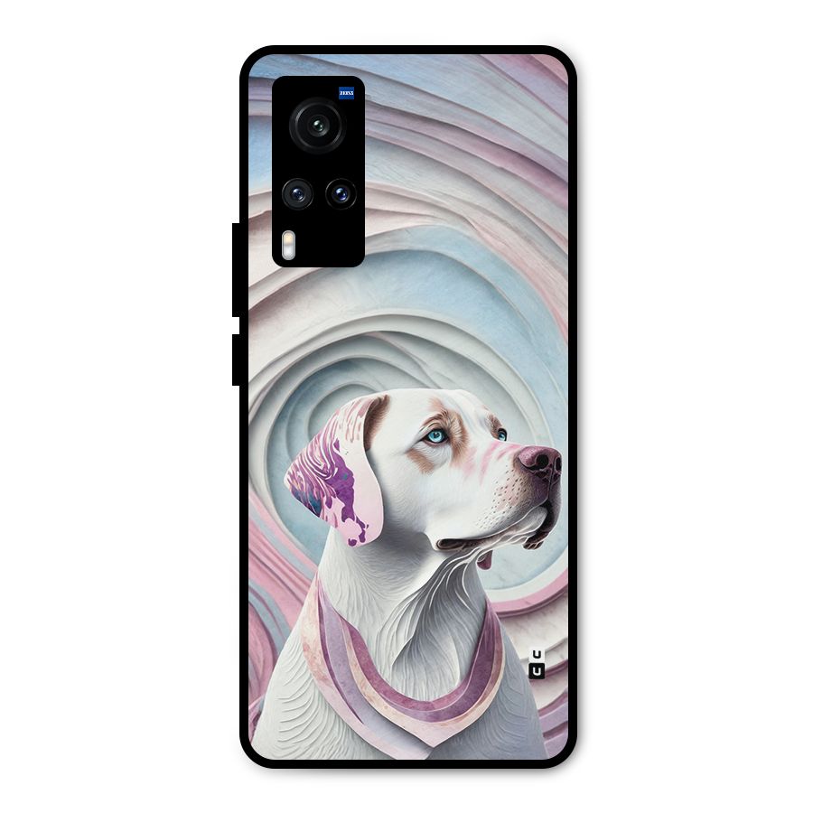 Eye Dog illustration Metal Back Case for Vivo X60