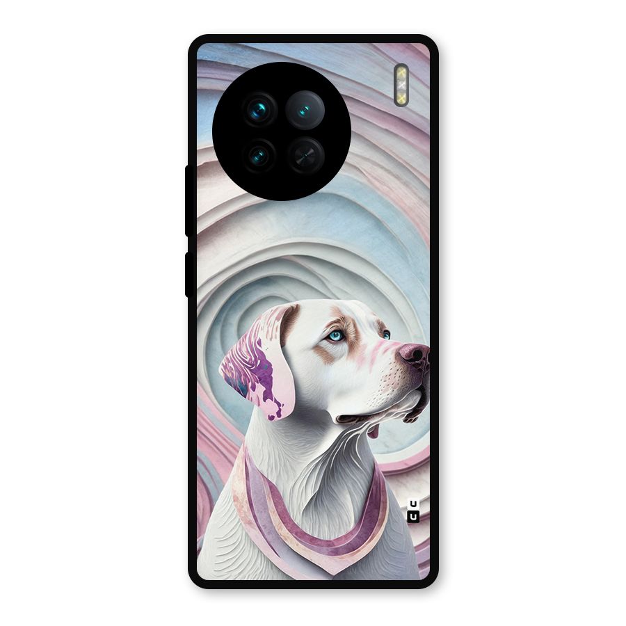 Eye Dog illustration Metal Back Case for Vivo X90