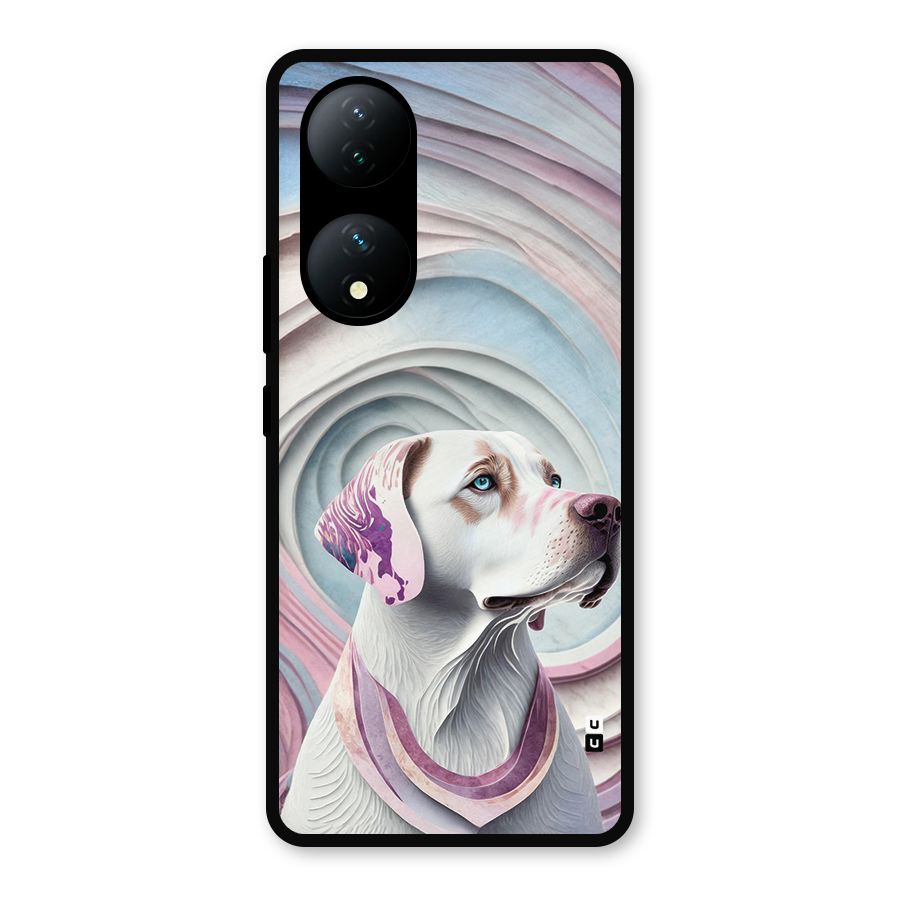 Eye Dog illustration Metal Back Case for Vivo Y100a