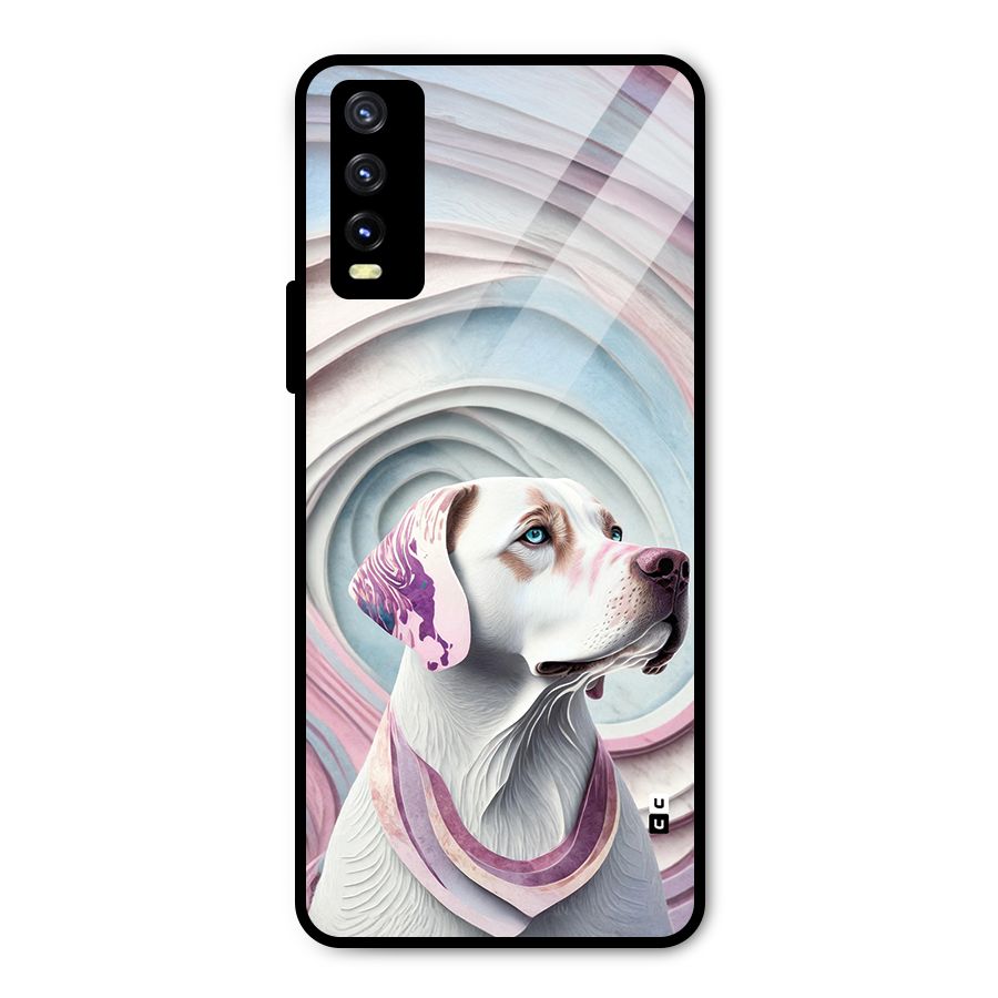 Eye Dog illustration Metal Back Case for Vivo Y20g