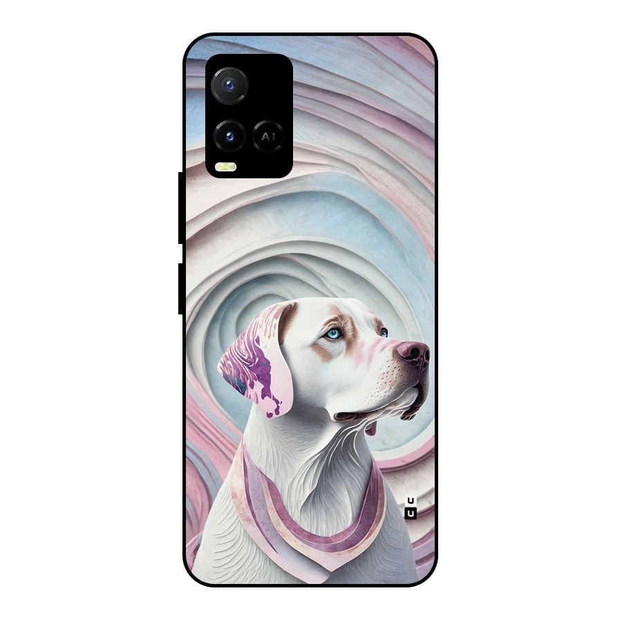 Eye Dog illustration Metal Back Case for Vivo Y21