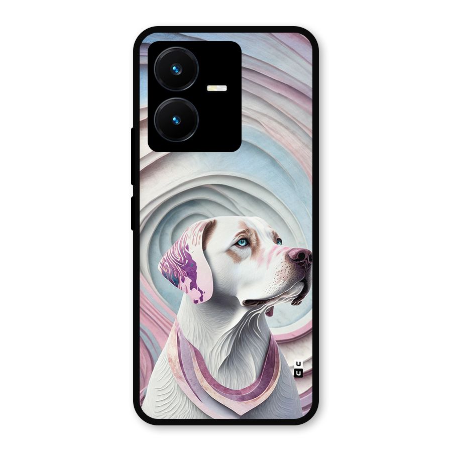 Eye Dog illustration Metal Back Case for Vivo Y22