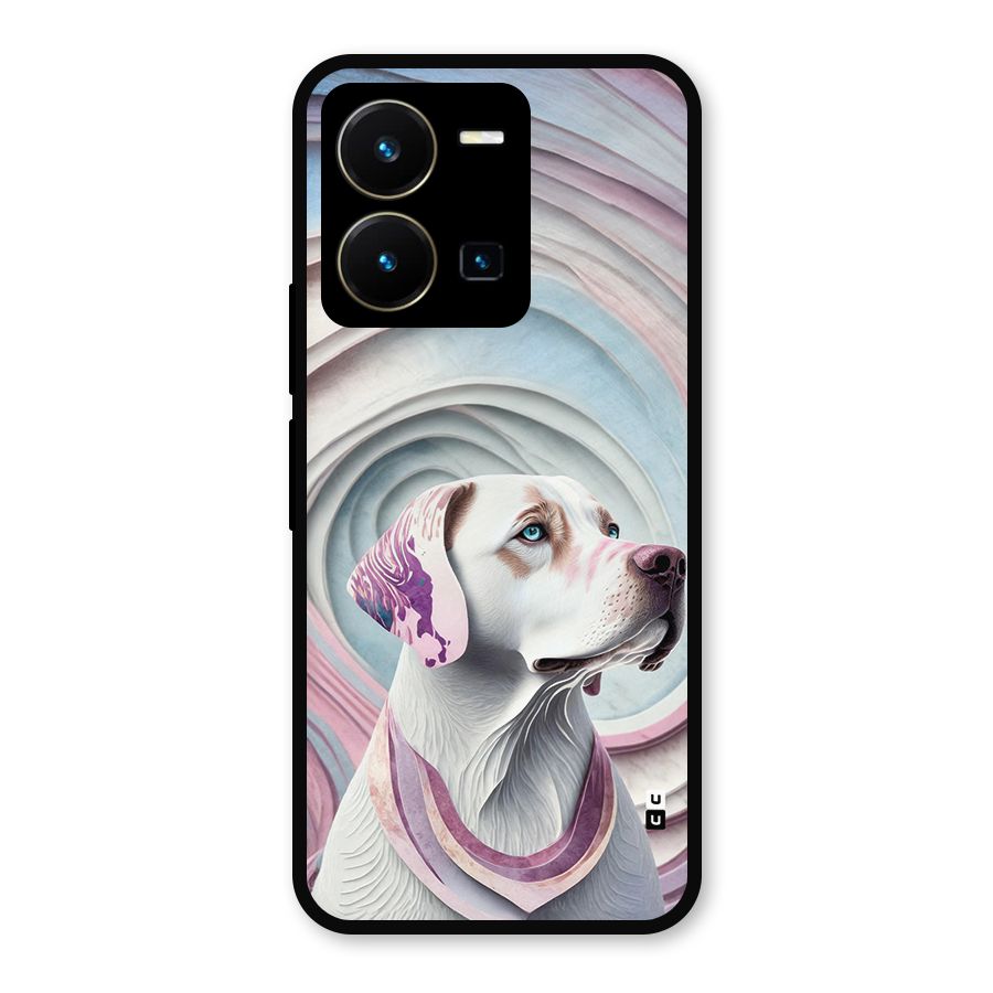 Eye Dog illustration Metal Back Case for Vivo Y35